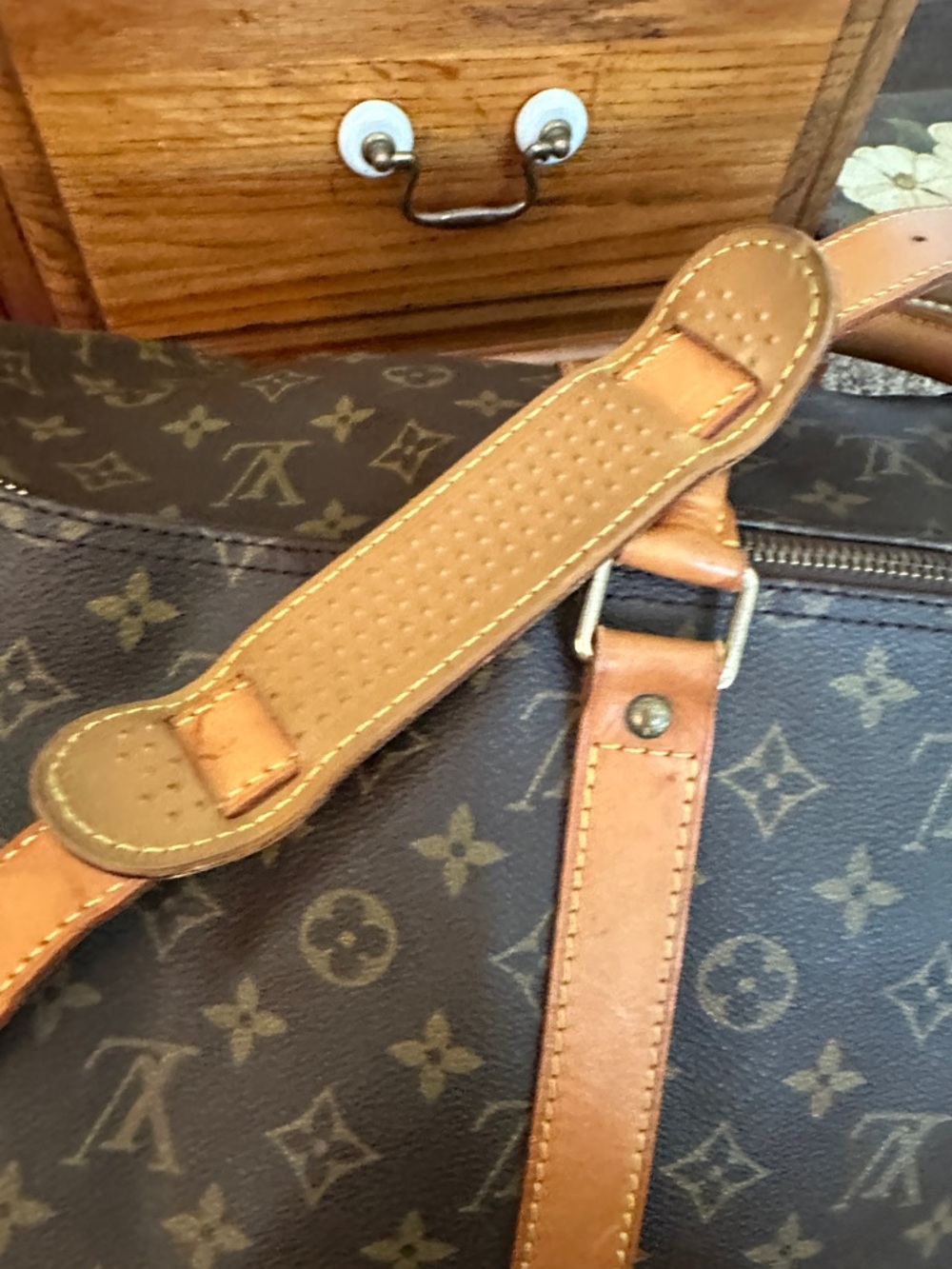 Louis Vuitton Monogram Canvas Keepall  Bandouliere 55 - Picture 2 of 15